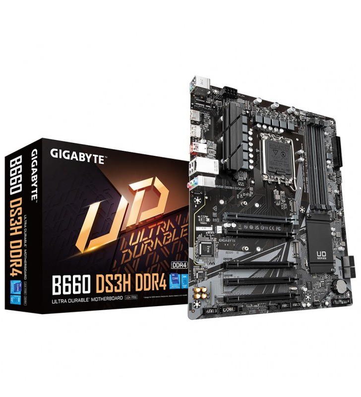 Gigabyte B660 DS3H DDR4 - 1.0 - motherboard - ATX - LGA1700 Socket - B660