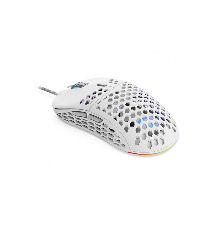SPC Gear LIX - mouse - USB - onyx/white