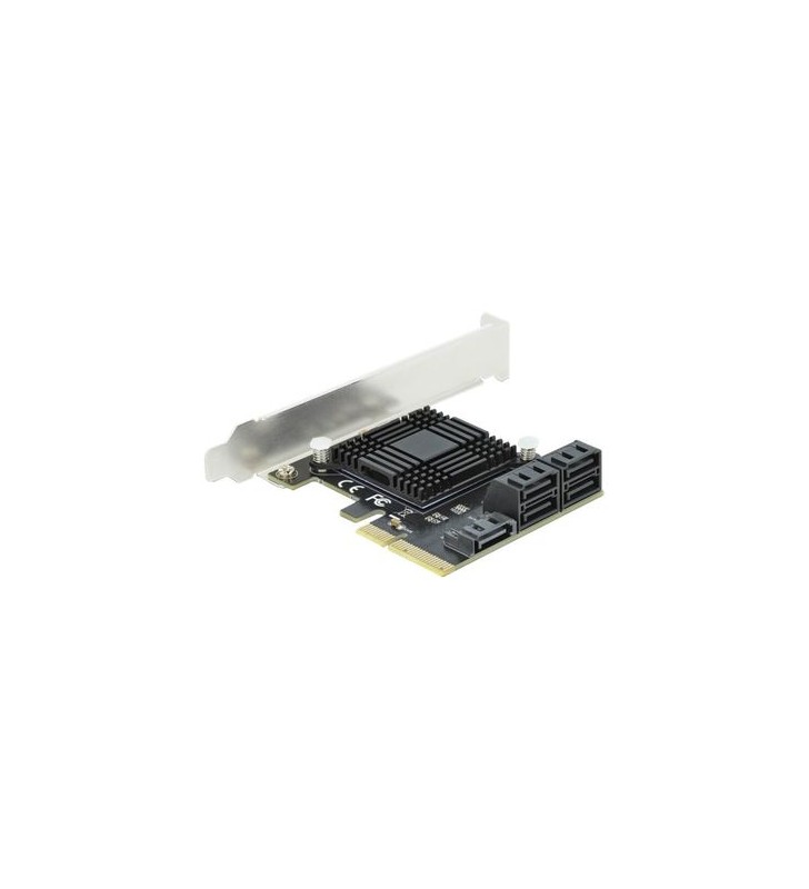 Delock 5 port SATA PCI Express x4 Card - Low Profile Form Factor - storage controller - SATA 6Gb/s - PCIe 3.0 x4