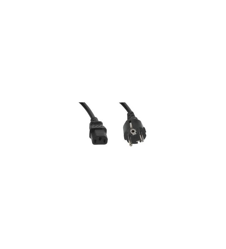 Power Cord - United Kingdom male plug to C13 (US standard) female connector